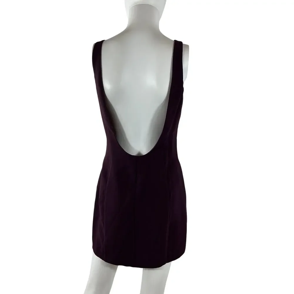 Amanda Uprichard Plum Mini Dress - Picture 3 of 4